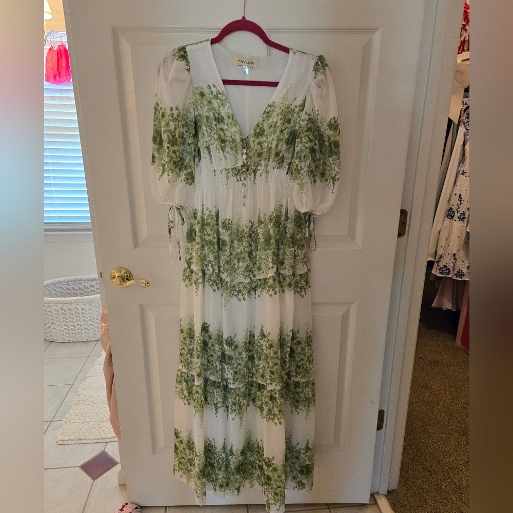 Taylor Maxi Dress Green 6